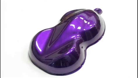 violet metallic and pearlescent paint